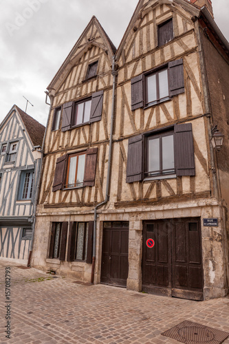 Maison à colombages, Auxerre, France © Thomas Launois