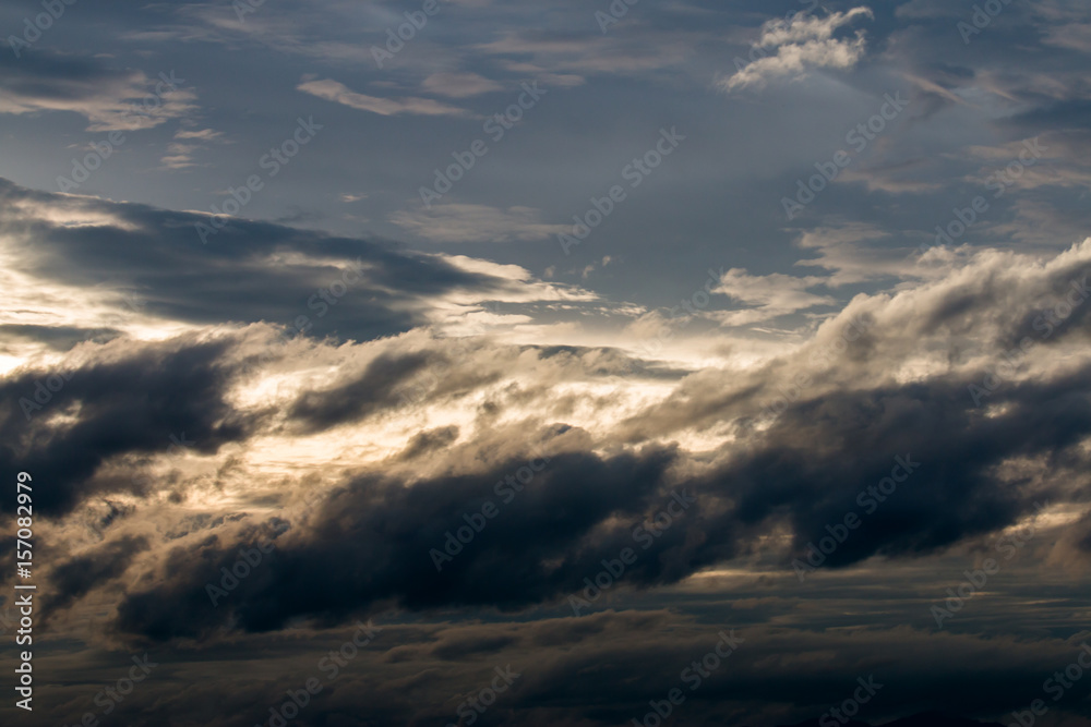 colorful dramatic sky with cloud at sunset colorful dramatic sky with cloud at sunset