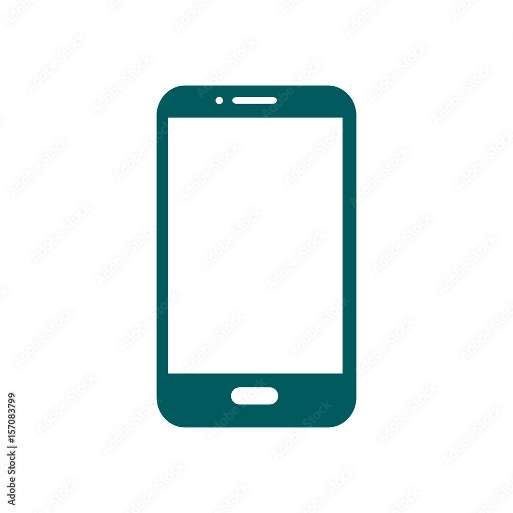 Vector illustration of smartphone icon. Flat design style. Vector illustration of smartphone icon. Flat design style.