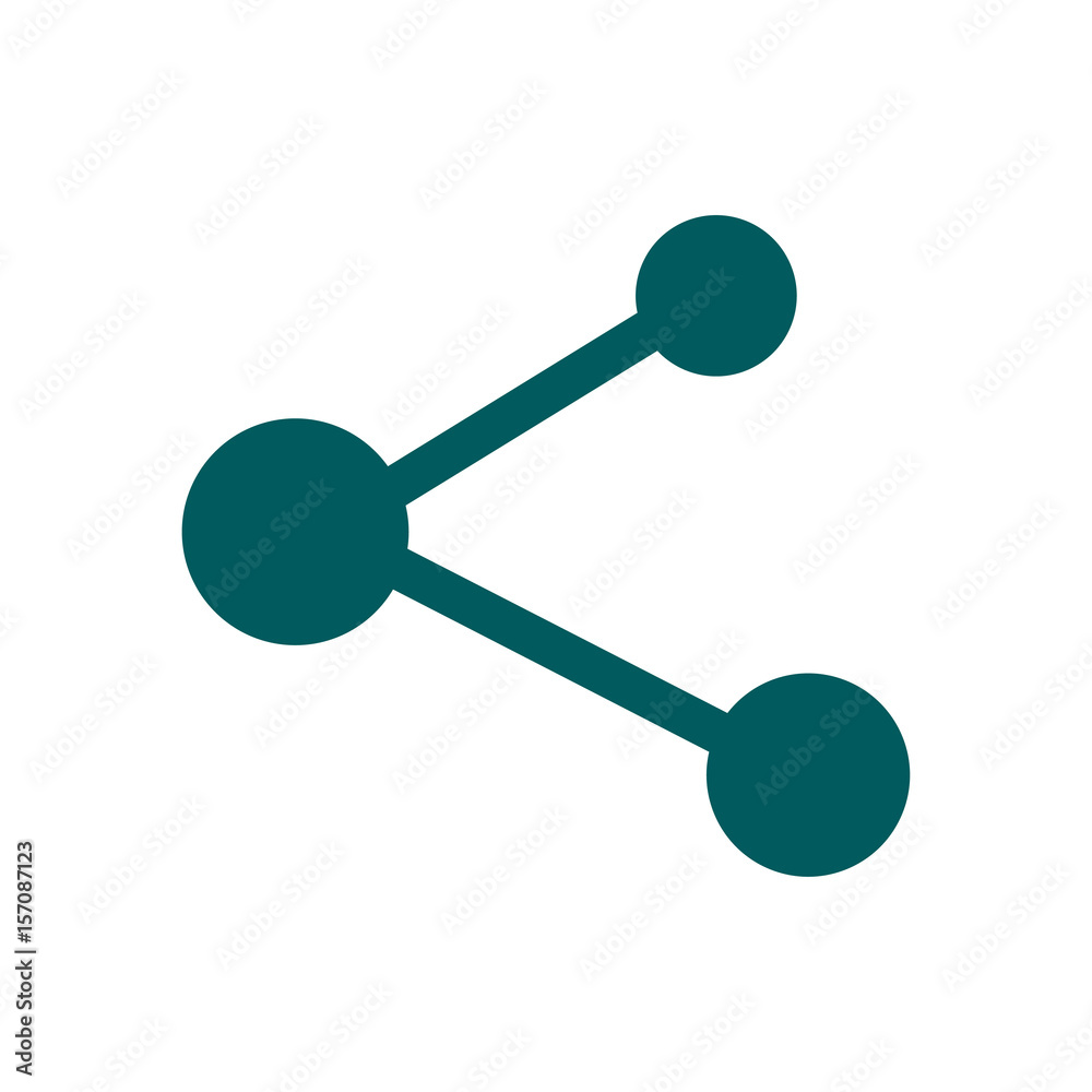 Share sign icon. Vector of flat design style. Share sign icon. Vector of flat design style.