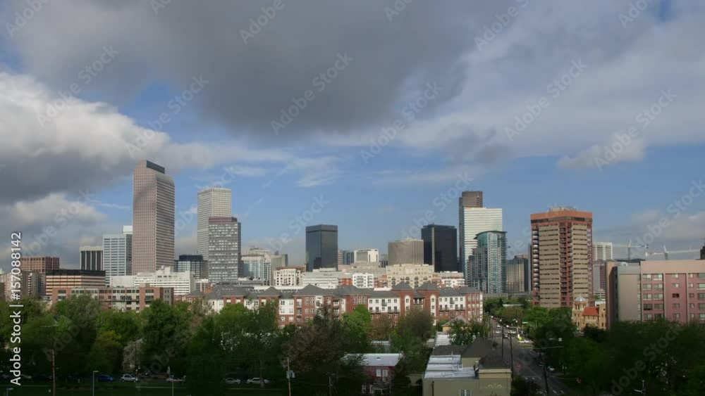 Wide View of Downtown Denver Colorado Skyline Wide View of Downtown Denver Colorado Skyline