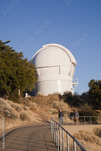 View of Lick Observatory, 120 inch telescope in California. photo