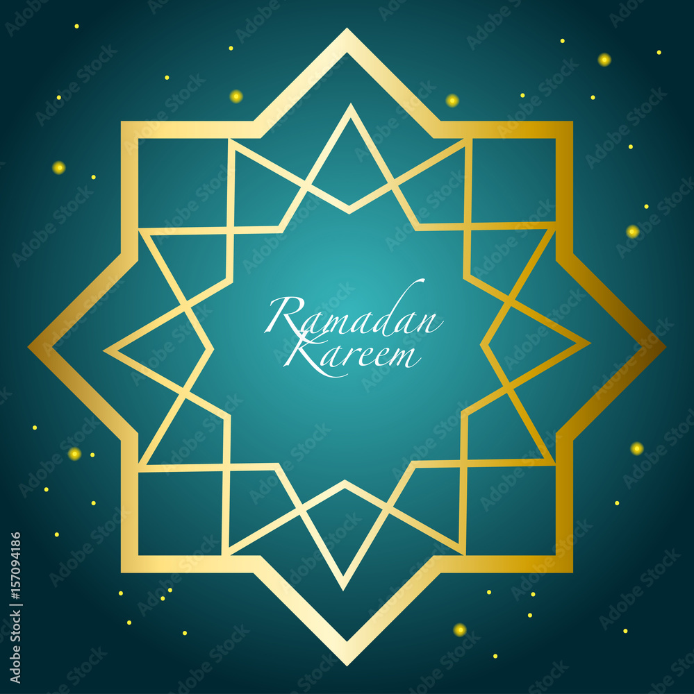 Fototapeta premium Illustration for month of Ramadan