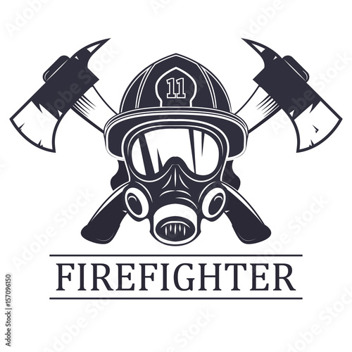 Canvas-taulu firefighter