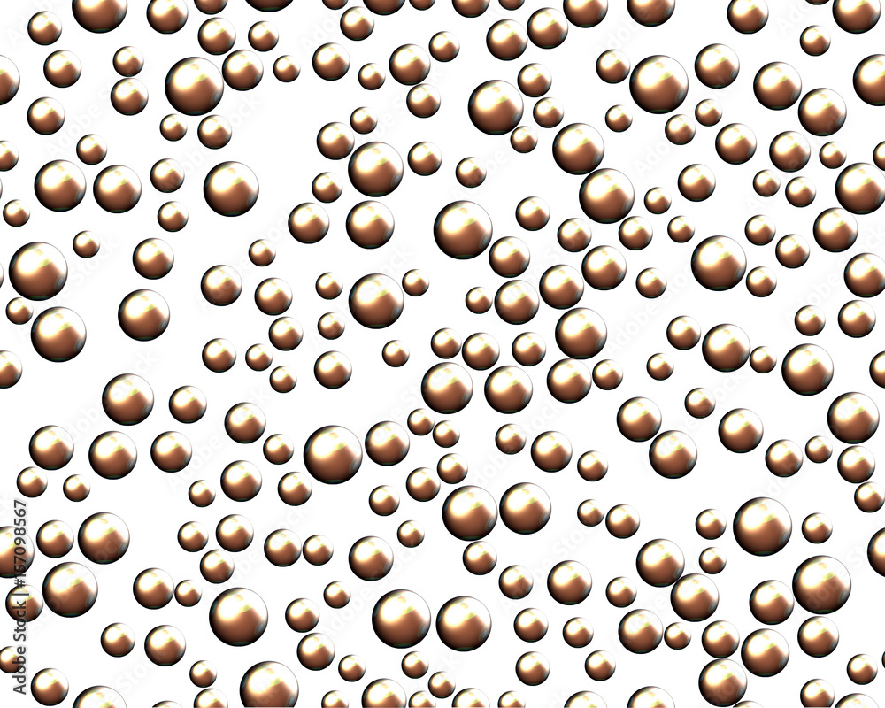 Obraz premium Iron bubbles, background