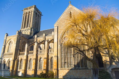 Saint-Martin Church at Villers-sur-mer, France photo