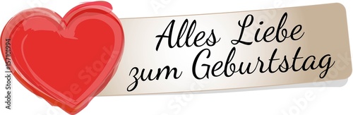 Alles Liebe zum Geburtstag