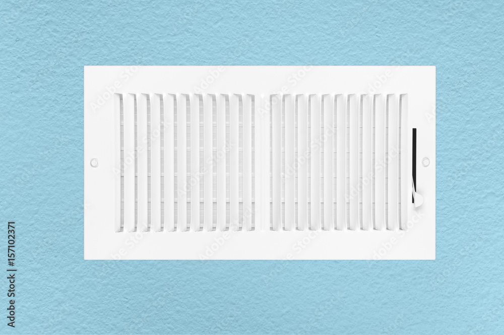 Air conditioning and heating vent on wall Air conditioning and heating vent on wall