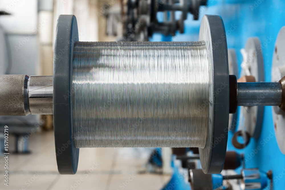 Coils with tinned wire. Coils with tinned wire.