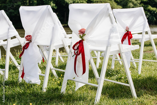 Wedding ceremony arch photo