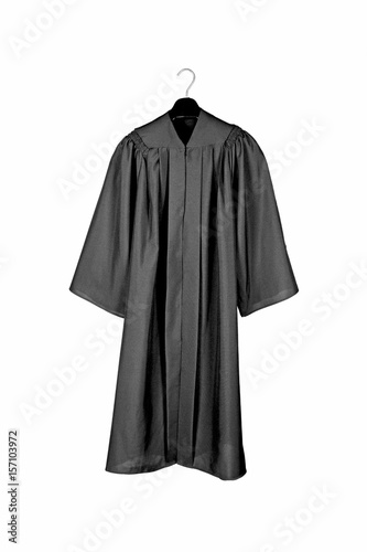 Black graduation gown