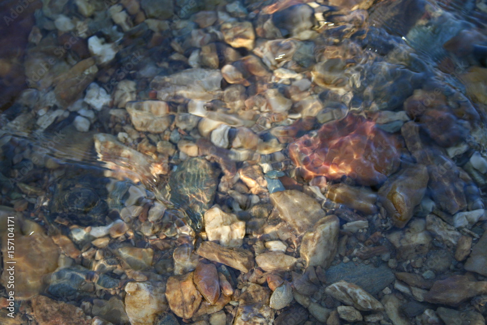 Pebble in Stream