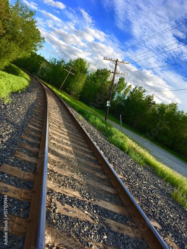 Obraz na płótnie chemin de fer