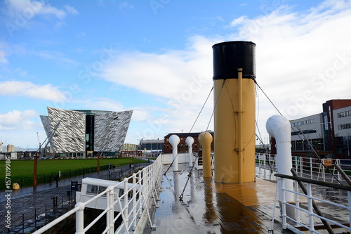 Obraz na płótnie SS Nomadic, Belfast, Northern Ireland w salonie