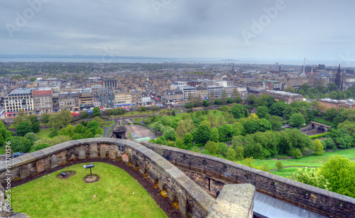 View of Edinburgh  Scotland  UK.