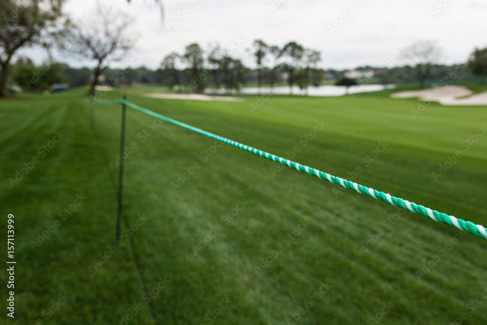 Golf Course Boundary Line