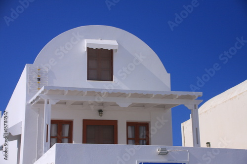 maison typique à Santorin