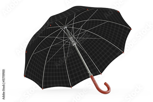 Big Modern Luxury Umbrella. 3d Rendering