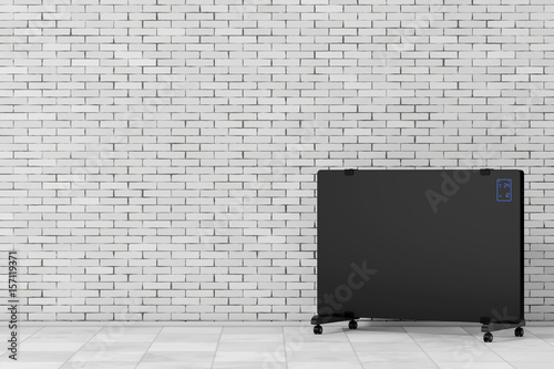Fototapeta Naklejka Na Ścianę i Meble -  Mobile Convection Heater Radiator. 3d Rendering
