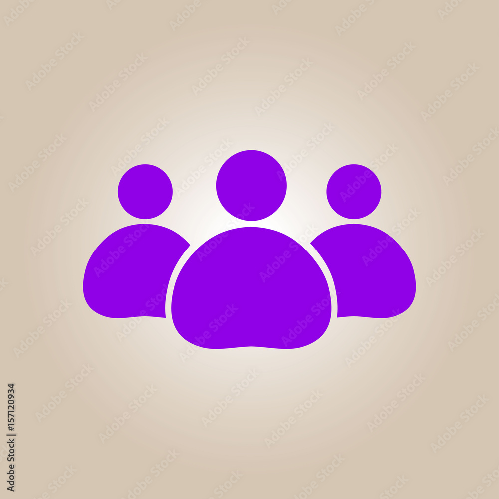 Team work icon. Office workers and business team. Team work icon. Office workers and business team.