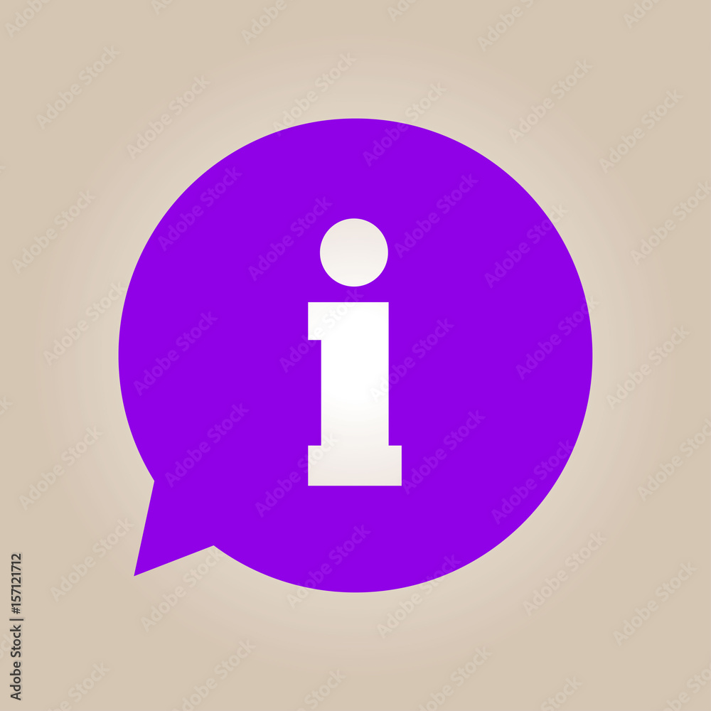 Info speech bubble symbol. Flat design style. Info speech bubble symbol. Flat design style.