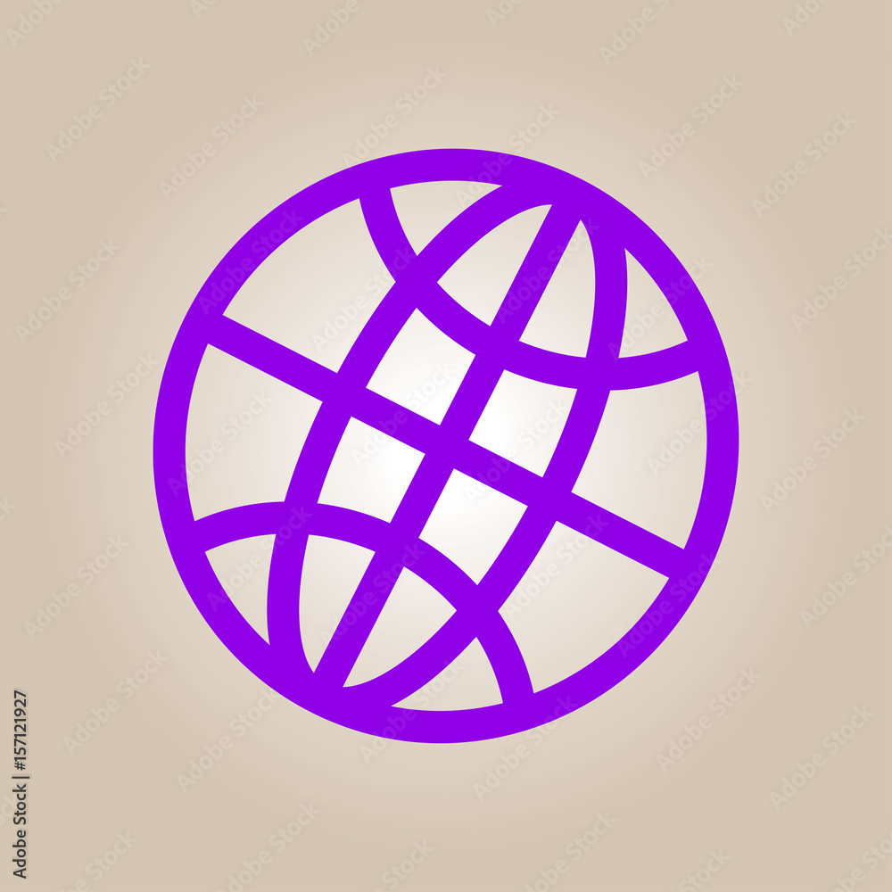 Globe icon. Flat design style Earth vector icons. Globe icon. Flat design style Earth vector icons.