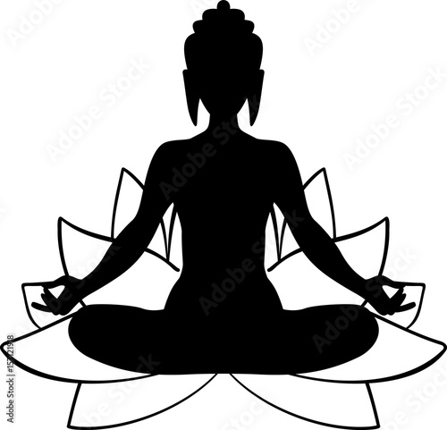 Buddha in lotus.