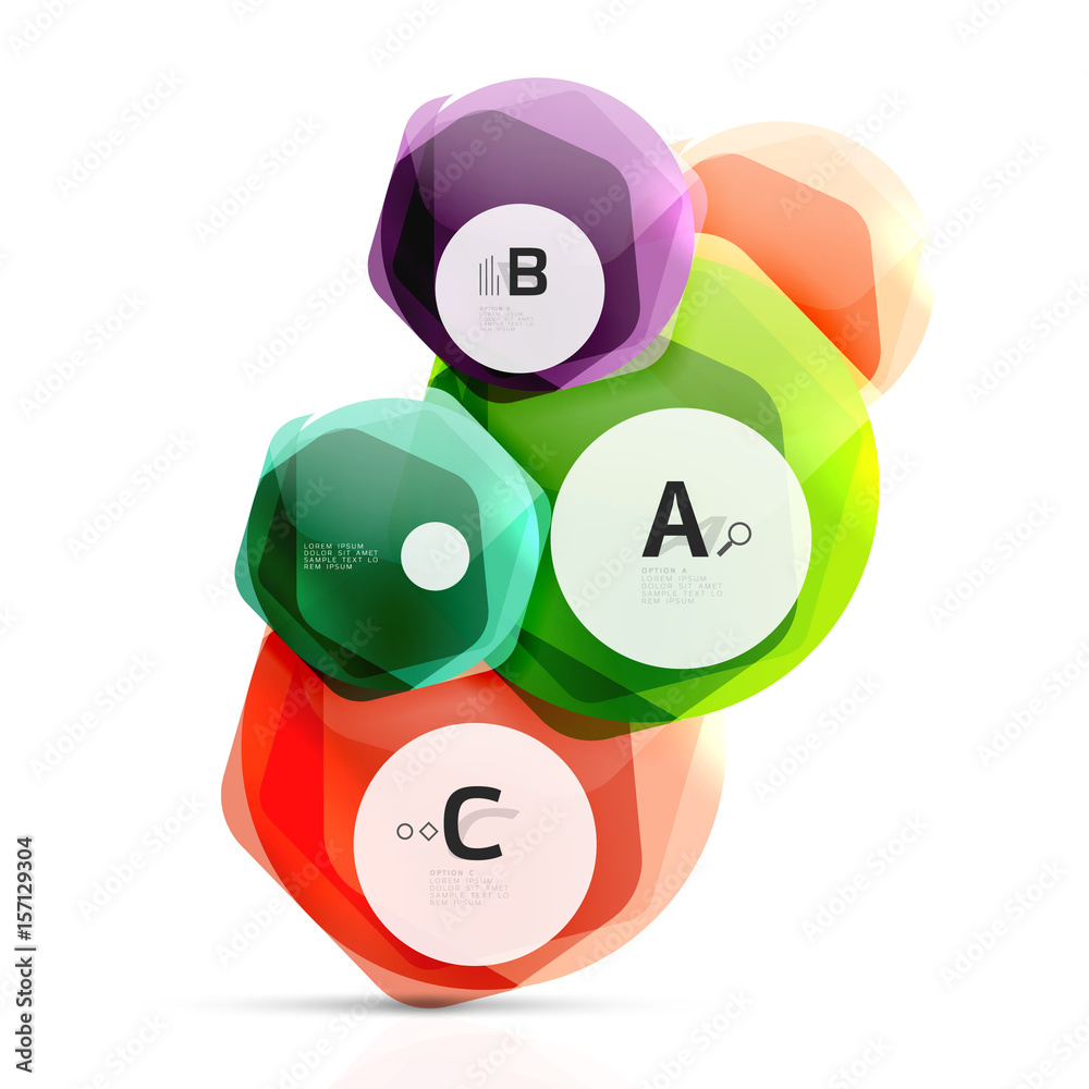 Geometrical hexagons abstract background Geometrical hexagons abstract background