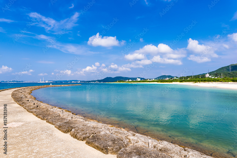 Shore, landscape. Okinawa, Japan, Asia.