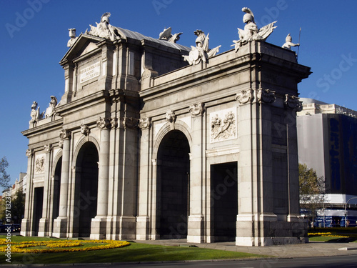 Alcala gate in Madrid