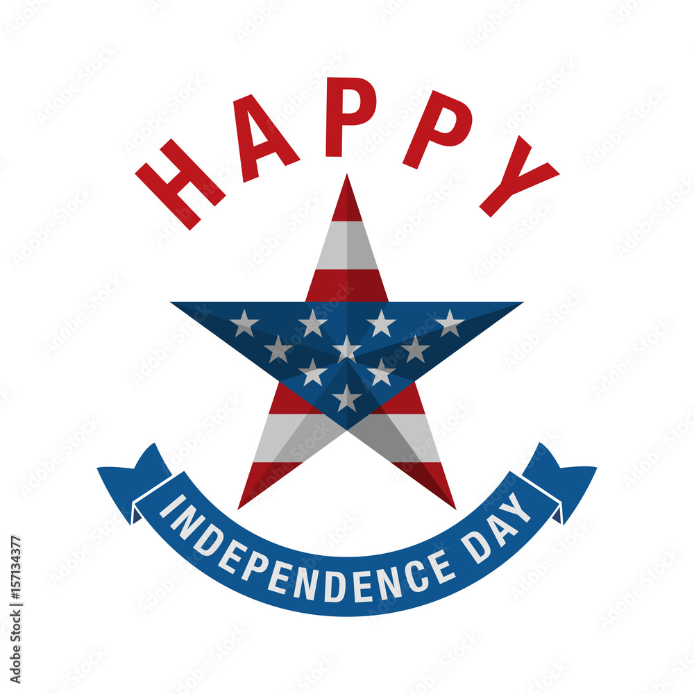 4th of July celebration icon. Happy Independence Day. 4th of July celebration icon. Happy Independence Day.