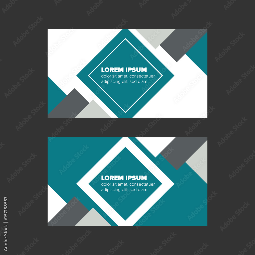 Fototapeta premium minimalist style business card