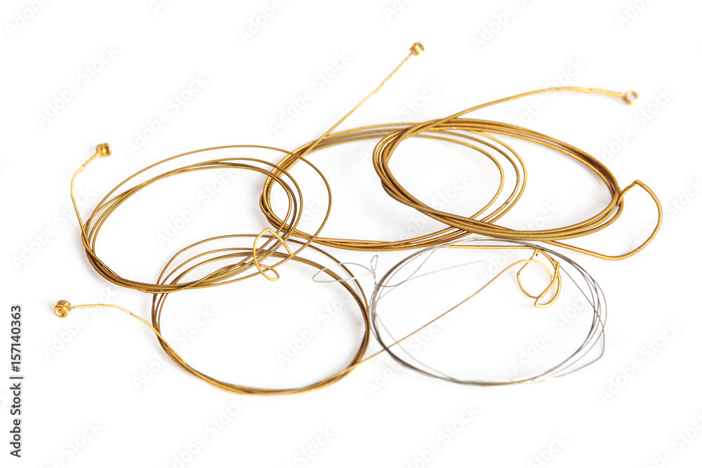 Twisted copper guitar strings Twisted copper guitar strings