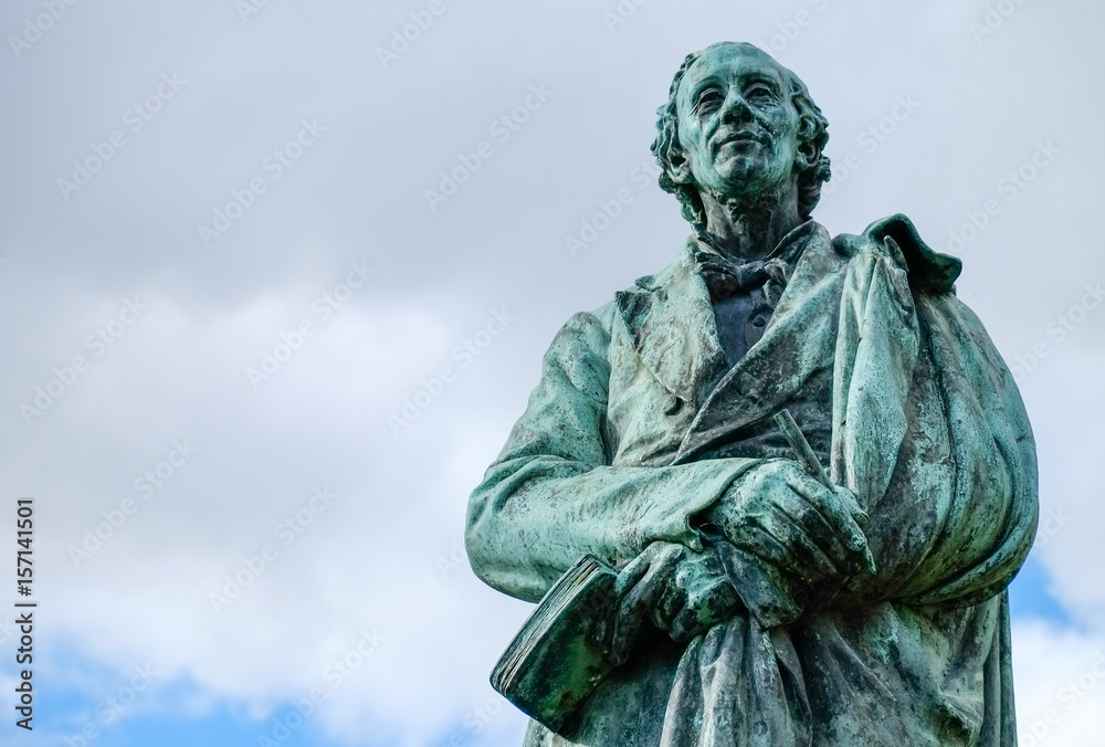Hans Christian Andersen Statue in Odense Dänemark