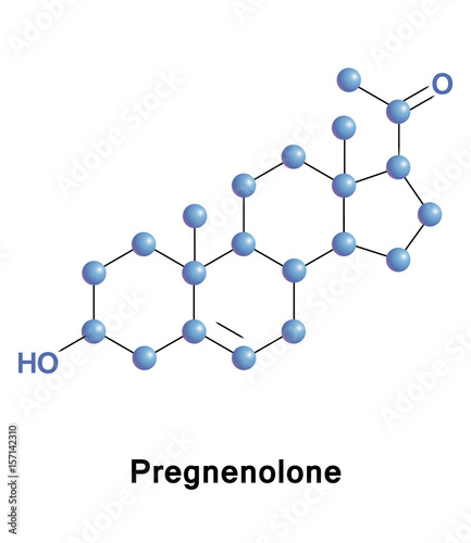 Pregnenolone endogenous steroid and precursor, metabolic intermediate in the biosynthesis of progestogens, androgens, estrogens, glucocorticoids, and mineralocorticoids.