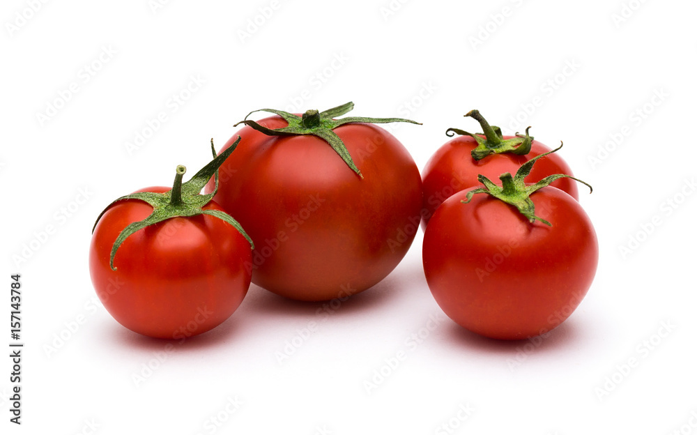 Tomatoes on a white background Tomatoes on a white background