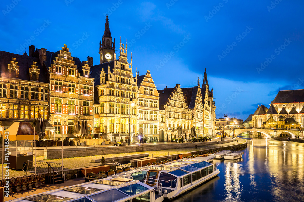 Obraz premium Ghent Old town Belgium