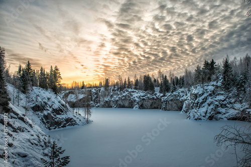 Ruskeala marble quarry, Karelia, Russia © Artem Merzlenko