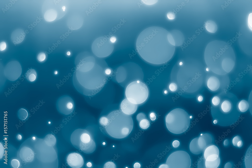 Bokeh background aqua