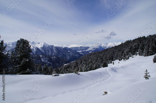 Schneewandern oberhalb von Marlstein 2017