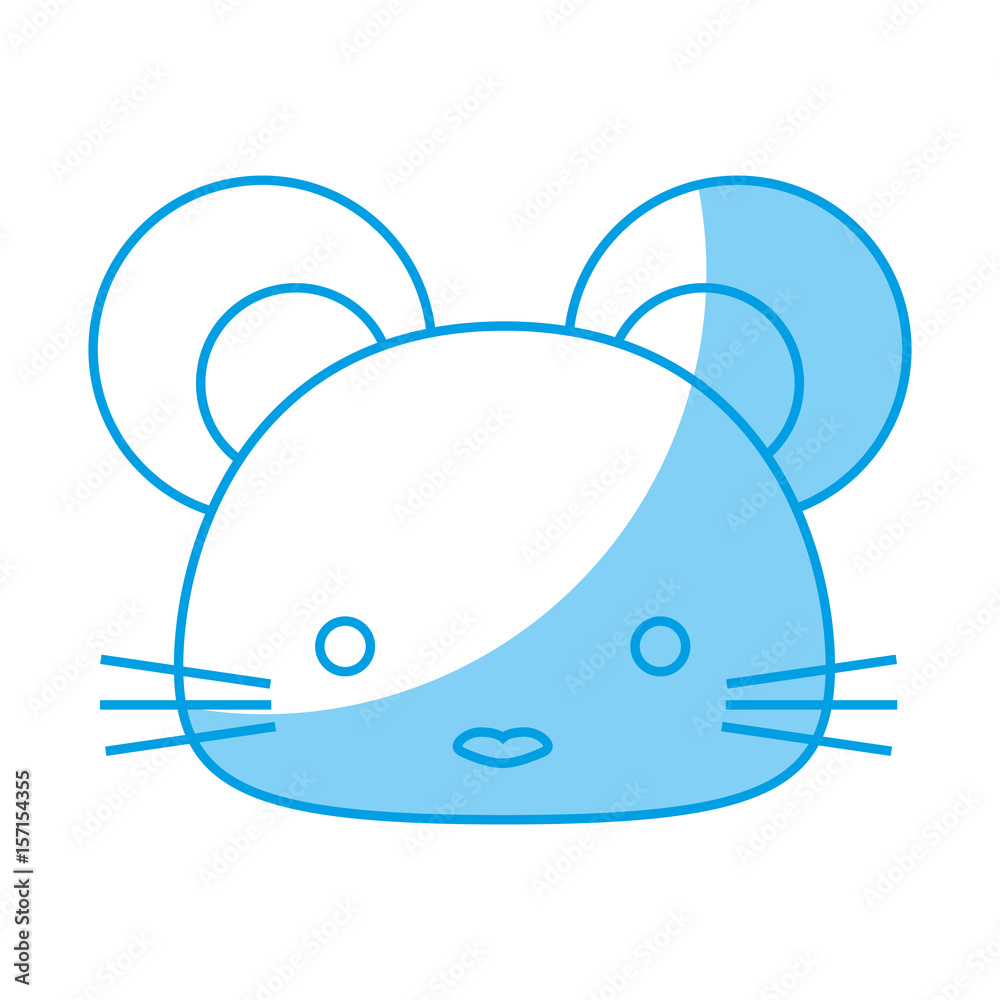 cute mouse icon over white background. vector illustration cute mouse icon over white background. vector illustration