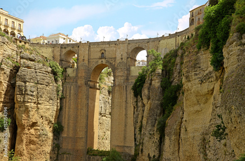 Ronda old town and new bridge