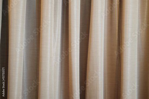 Brown curtain ideal for backgrounds