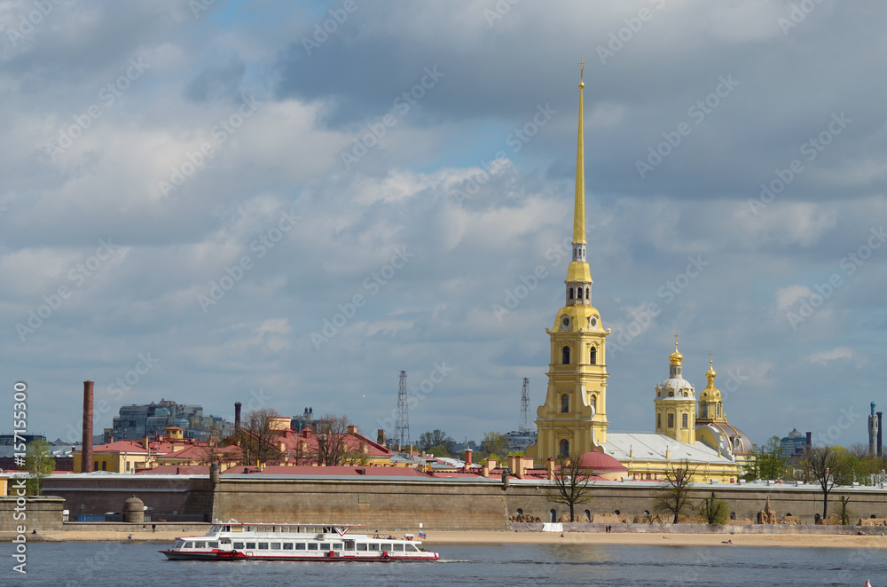 View of the Peter and Paul fortress.