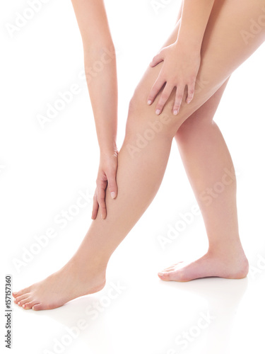Beauty slim female legs