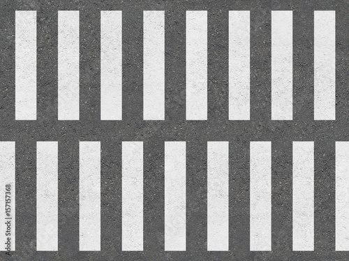 Print op canvas crosswalk on the road for safety when people walking cross the street