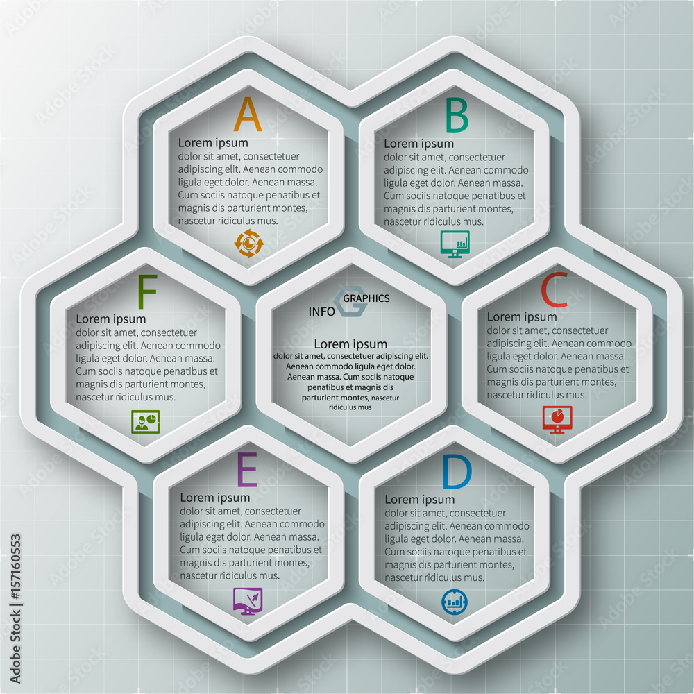 Abstract 3D Paper Infographics Abstract 3D Paper Infographics