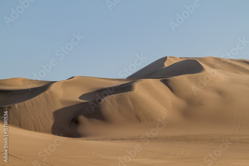 Sand dunes nar Huacachina  Peru.