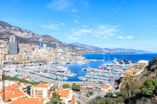 view of Monte Carlo harbour. © pigprox