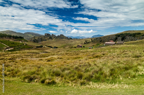 Wallpaper Mural Los Frailones (Stone Monks), rock formations near Cajamarca, Peru. Torontodigital.ca